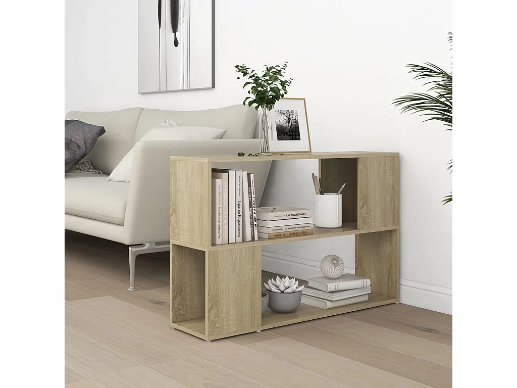 Bücherregal Sonoma-Eiche 100x24x63 cm Holzwerkstoff