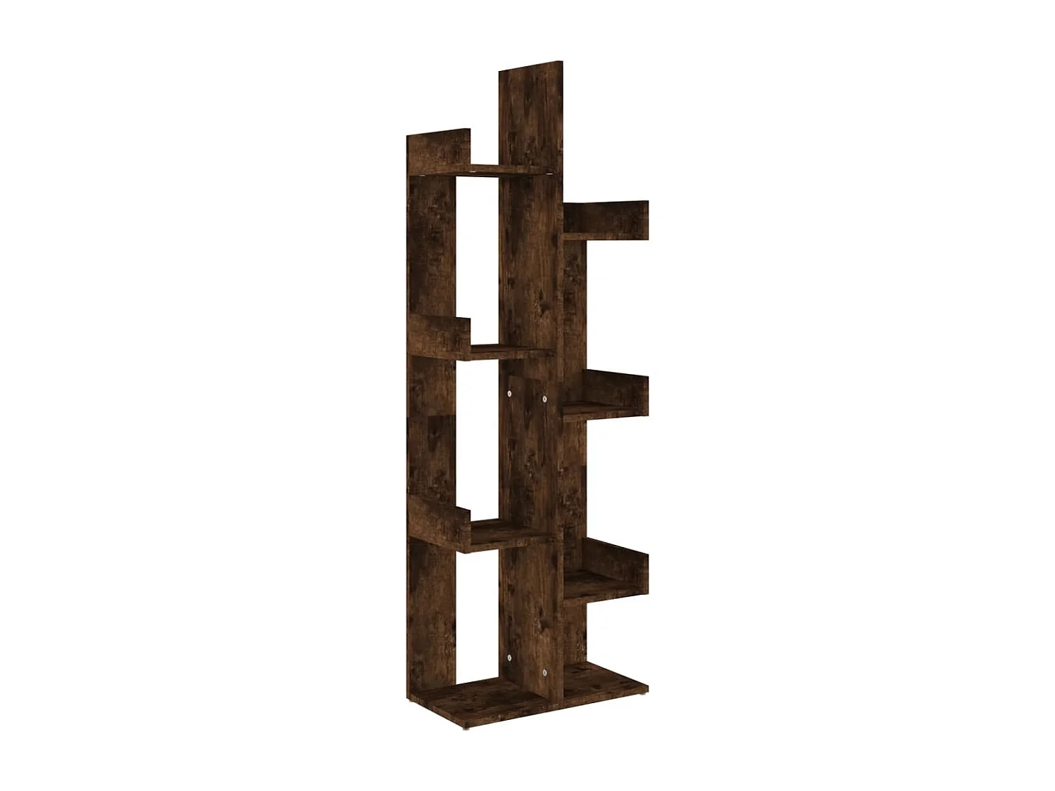 Bibliothèque 48x25,5x140 cm Chêne fumé Bois d'ingénierie