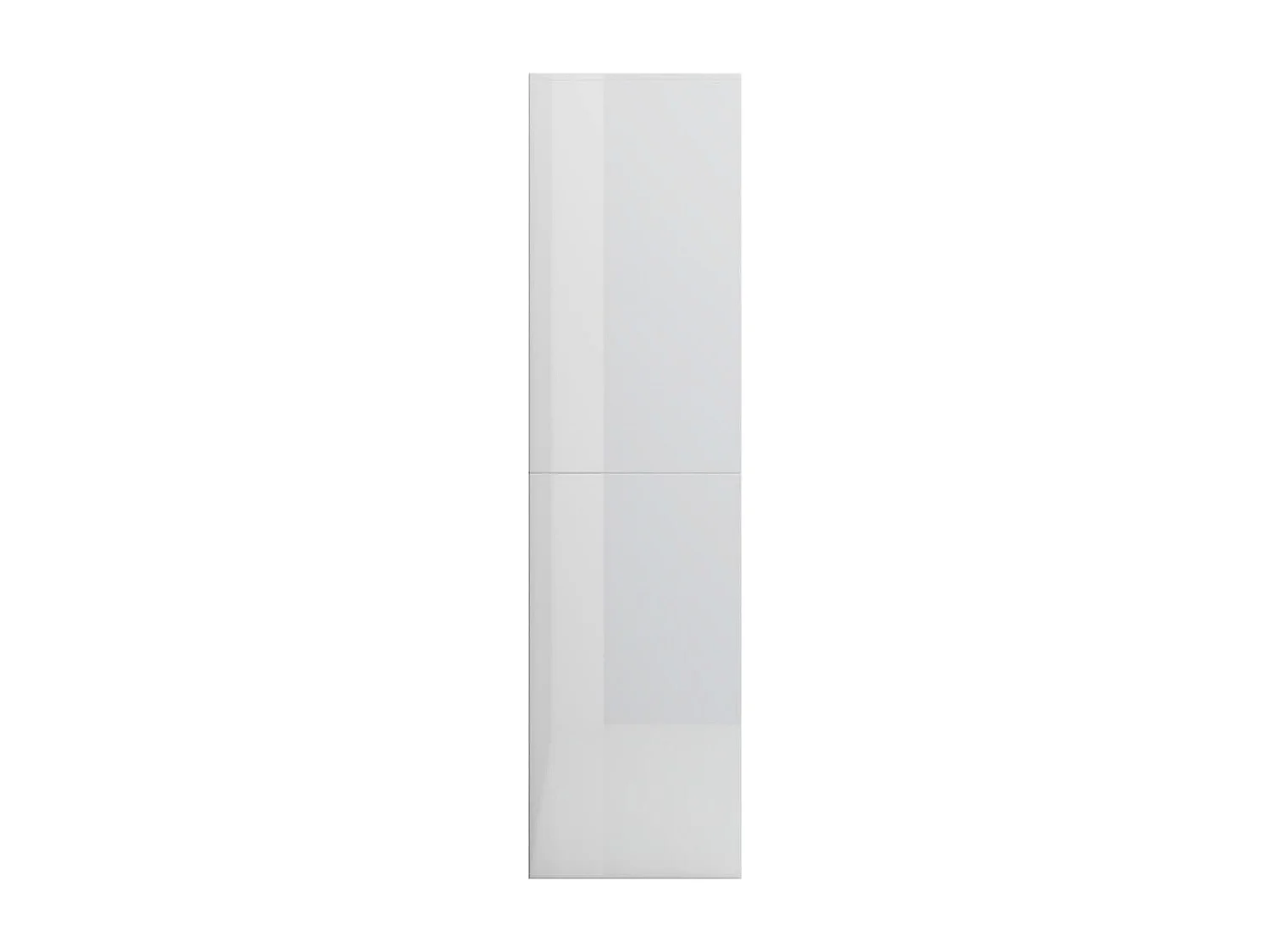 Bibliothèque/Séparateur de pièce Blanc brillant Bois ingénierie