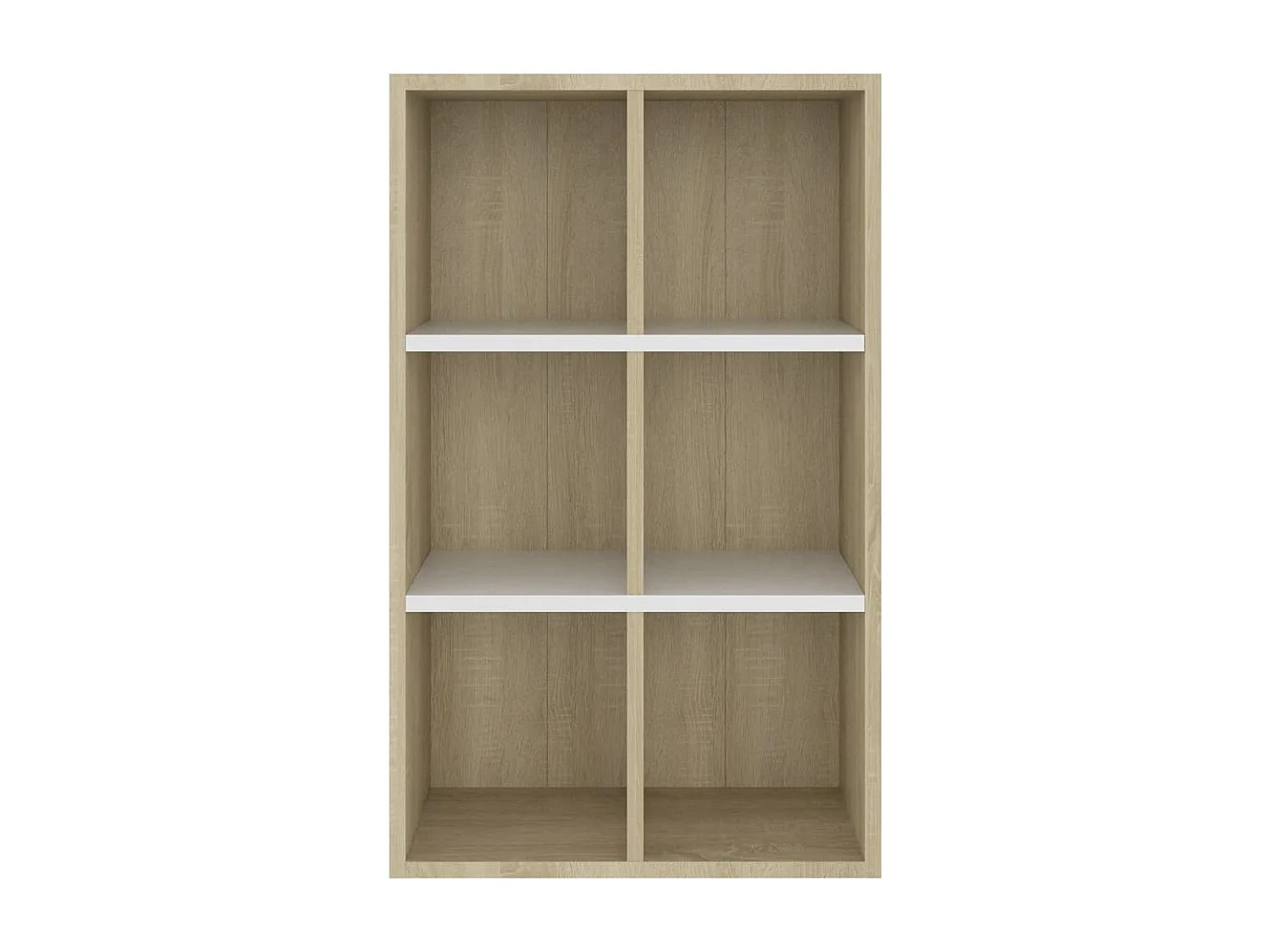 Estantería/Aparador madera ingeniería blanco roble 66x30x98 cm