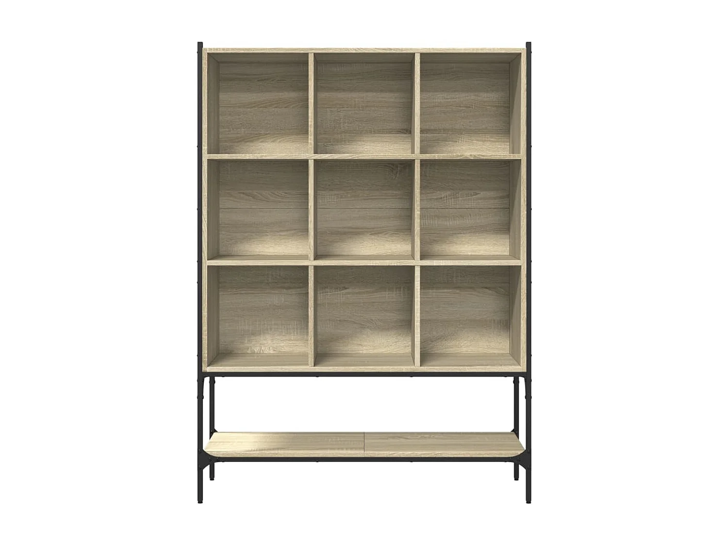 Bibliothèque chêne sonoma 102x30x141,5 cm bois d'ingénierie