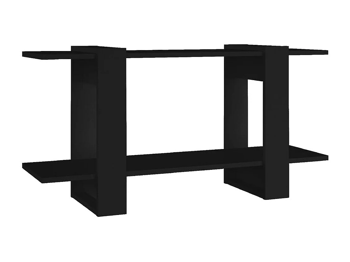 Bücherregal Schwarz 100x30x51 cm Holzwerkstoff