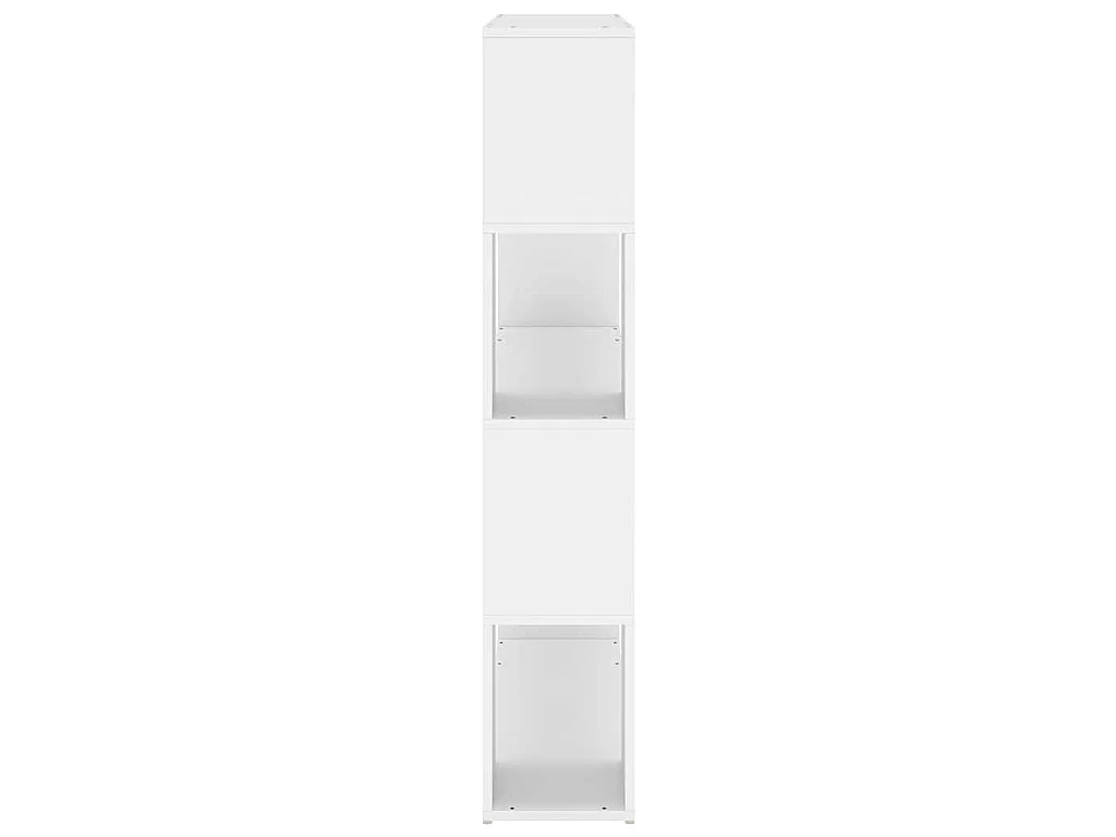 Bibliothèque/Séparateur de pièce Blanc 100x24x124 cm
