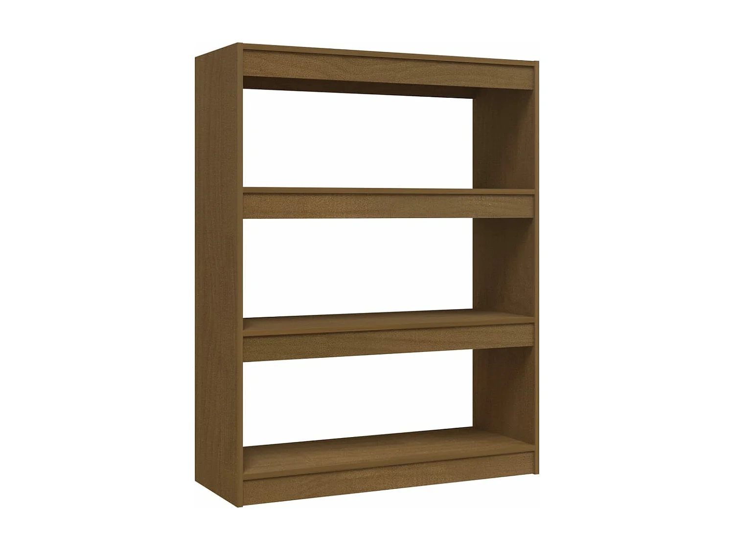 Estante/divisória 100x30x103 cm pinho maciço castanho mel