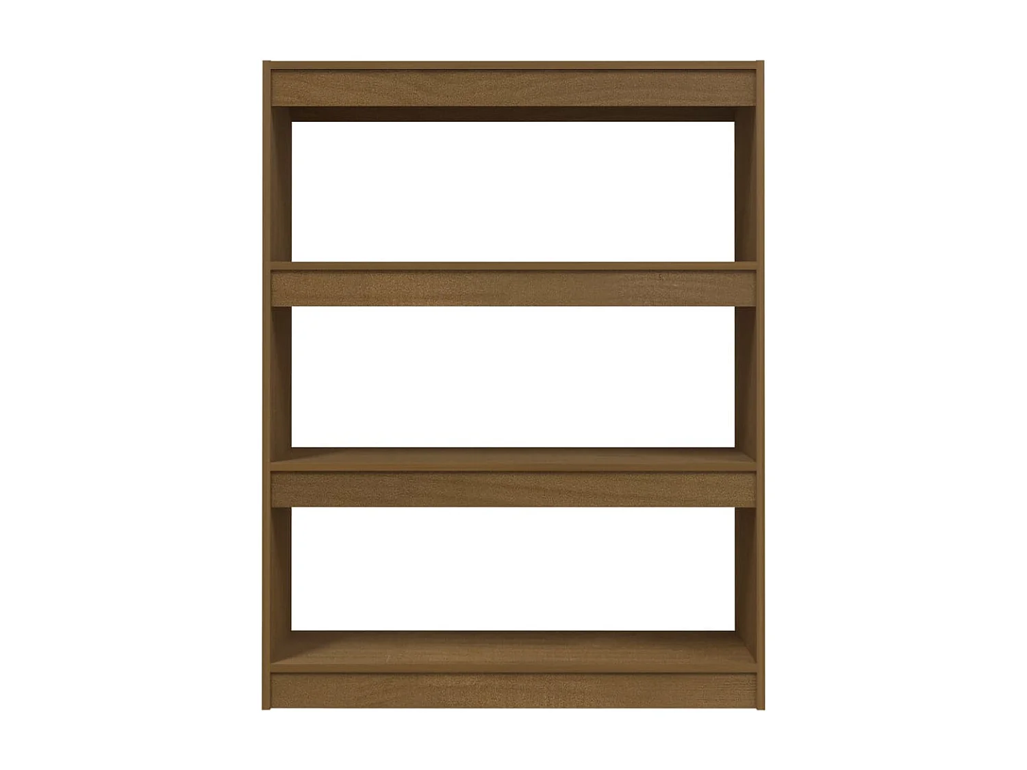 Estante/divisória 100x30x103 cm pinho maciço castanho mel