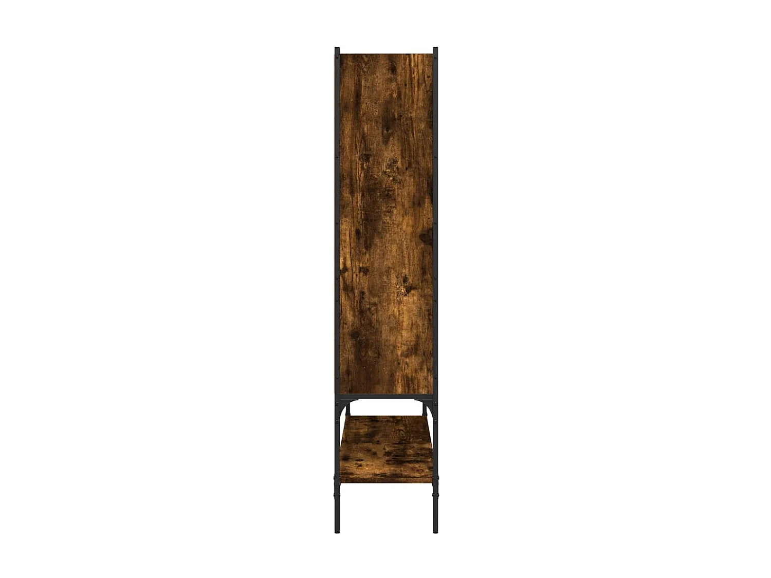 Boekenkast 102x30x141,5 cm bewerkt hout gerookt eikenkleurig