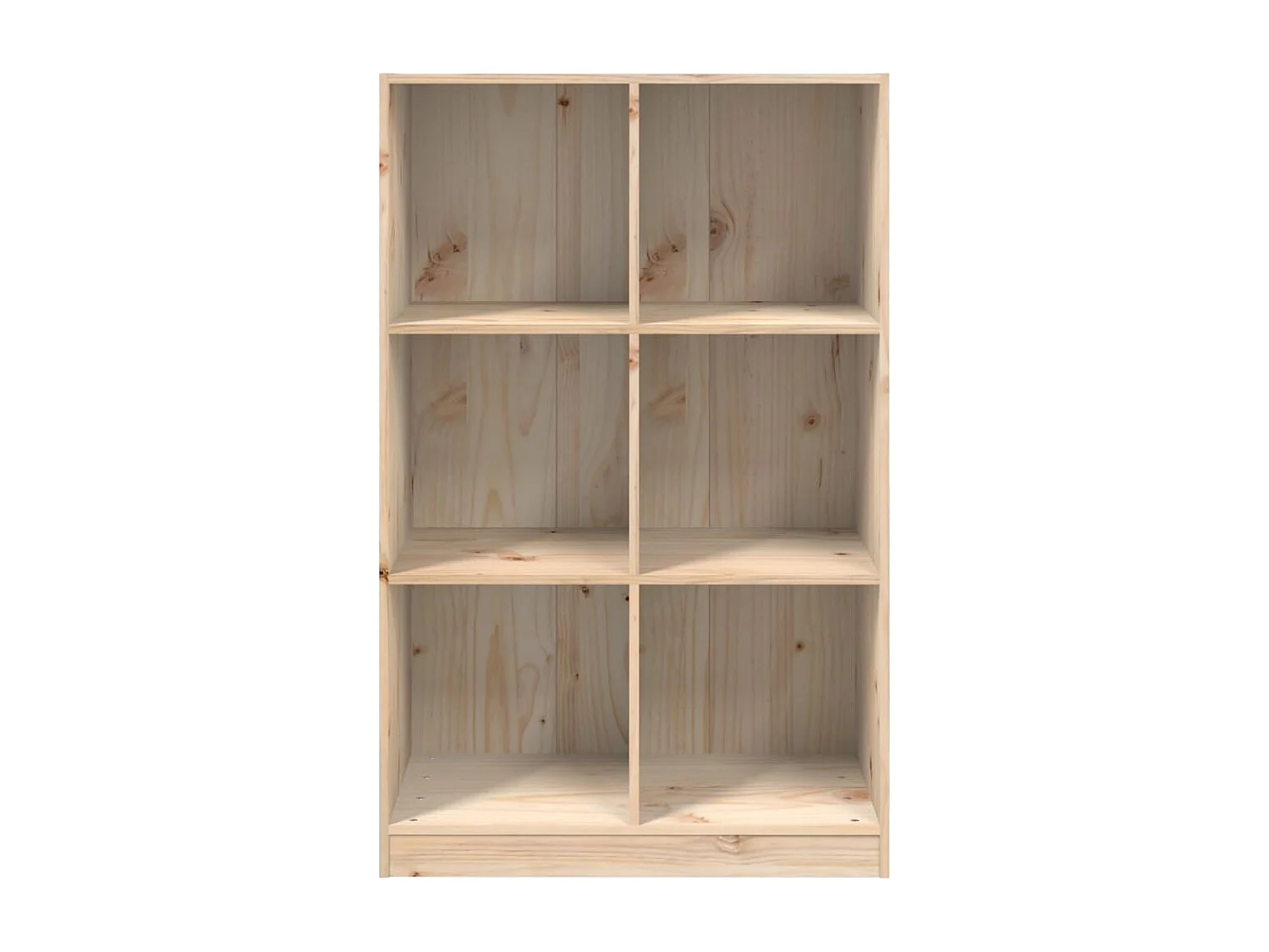 Bücherregal 70x33x110 cm Massivholz Kiefer