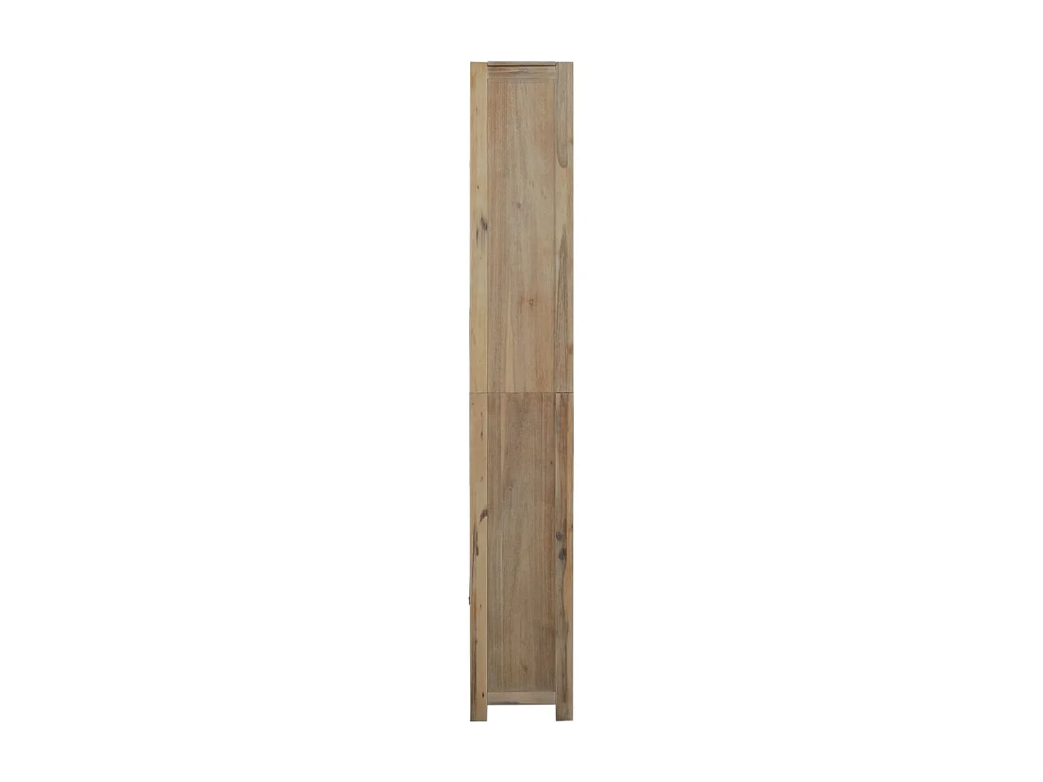 Estantería de 7 nieveles madera maciza de acacia 80x30x200 cm
