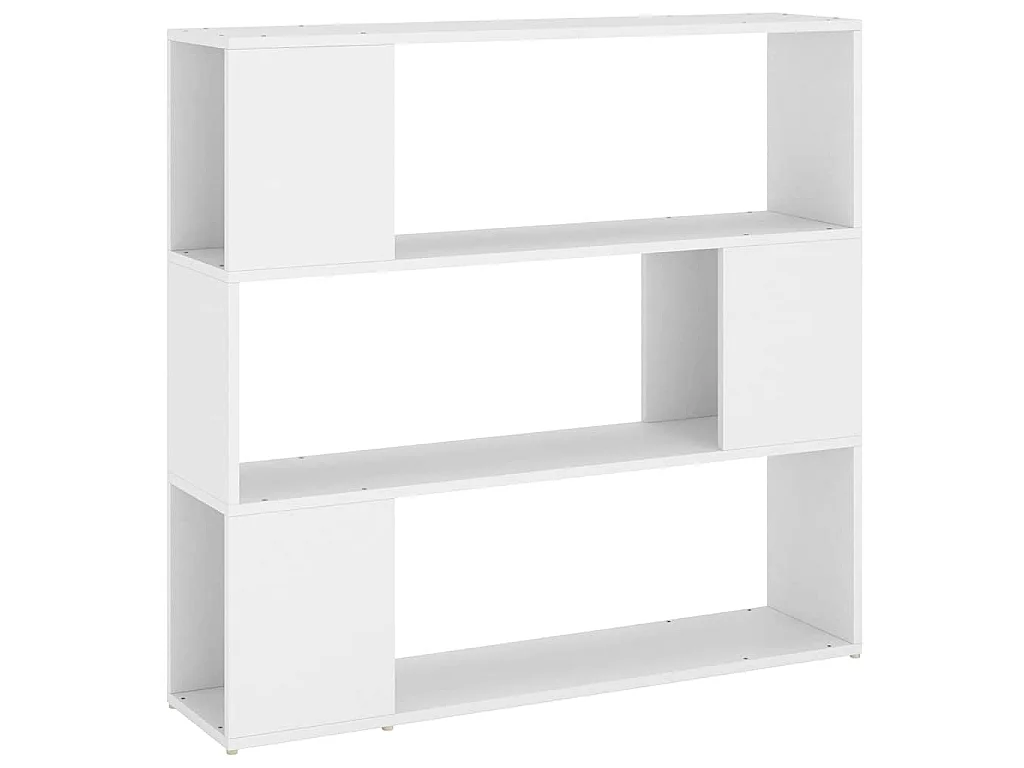 Bibliothèque/Séparateur de pièce Blanc 100x24x94 cm