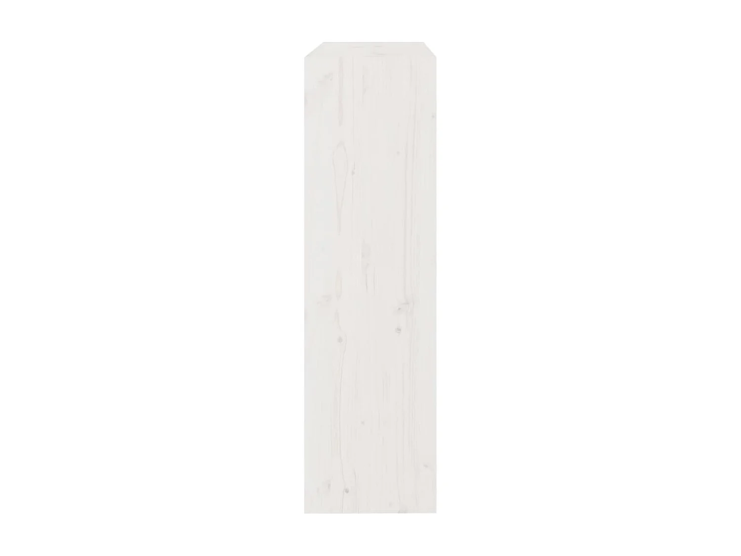 Boekenkast/kamerscherm 80x30x103,5 cm massief grenenhout wit
