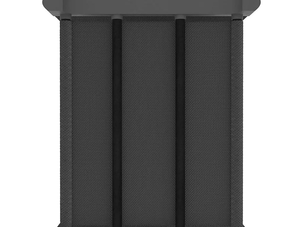 Kast met 4 vakken met boxen 69x30x72,5 cm stof grijs