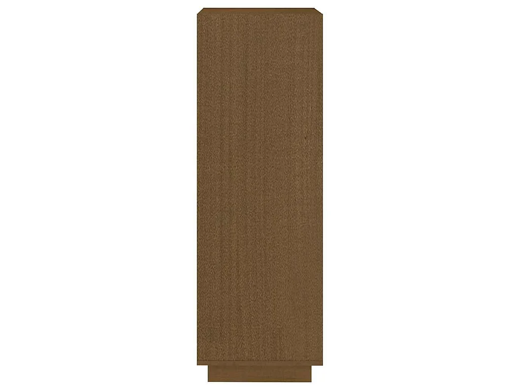 Bibliothèque/Séparateur de pièce Marron miel Bois de pin massif