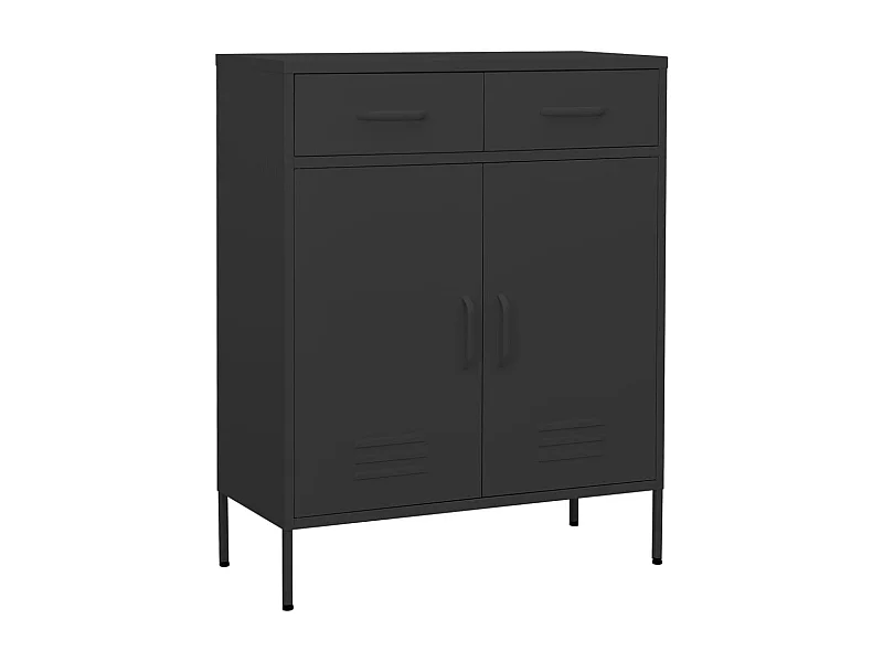 Lagerschrank Anthrazit 80x35x101,5 cm Stahl