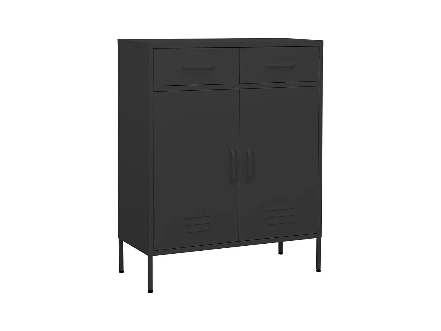 Armadietto Antracite 80x35x101,5 cm in Acciaio