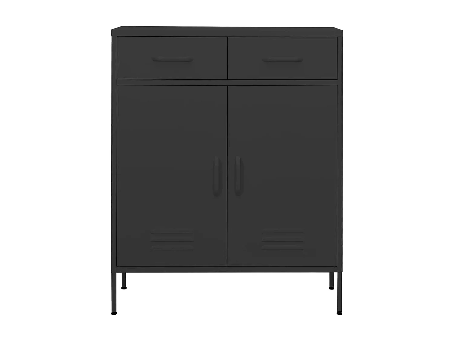 Armoire de rangement Anthracite 80x35x101,5 cm Acier