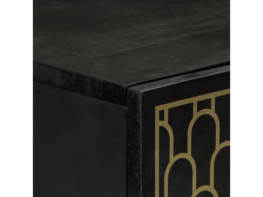 Credenza 40x33x110 cm in Legno Massello di Mango