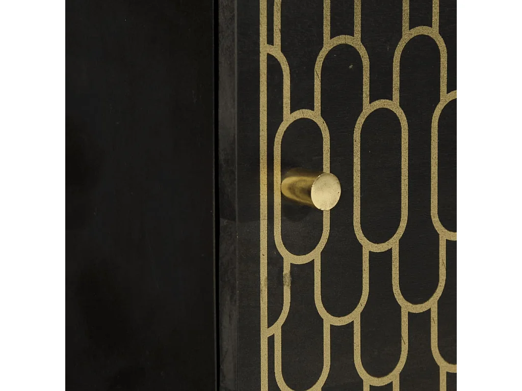 Credenza 40x33x110 cm in Legno Massello di Mango