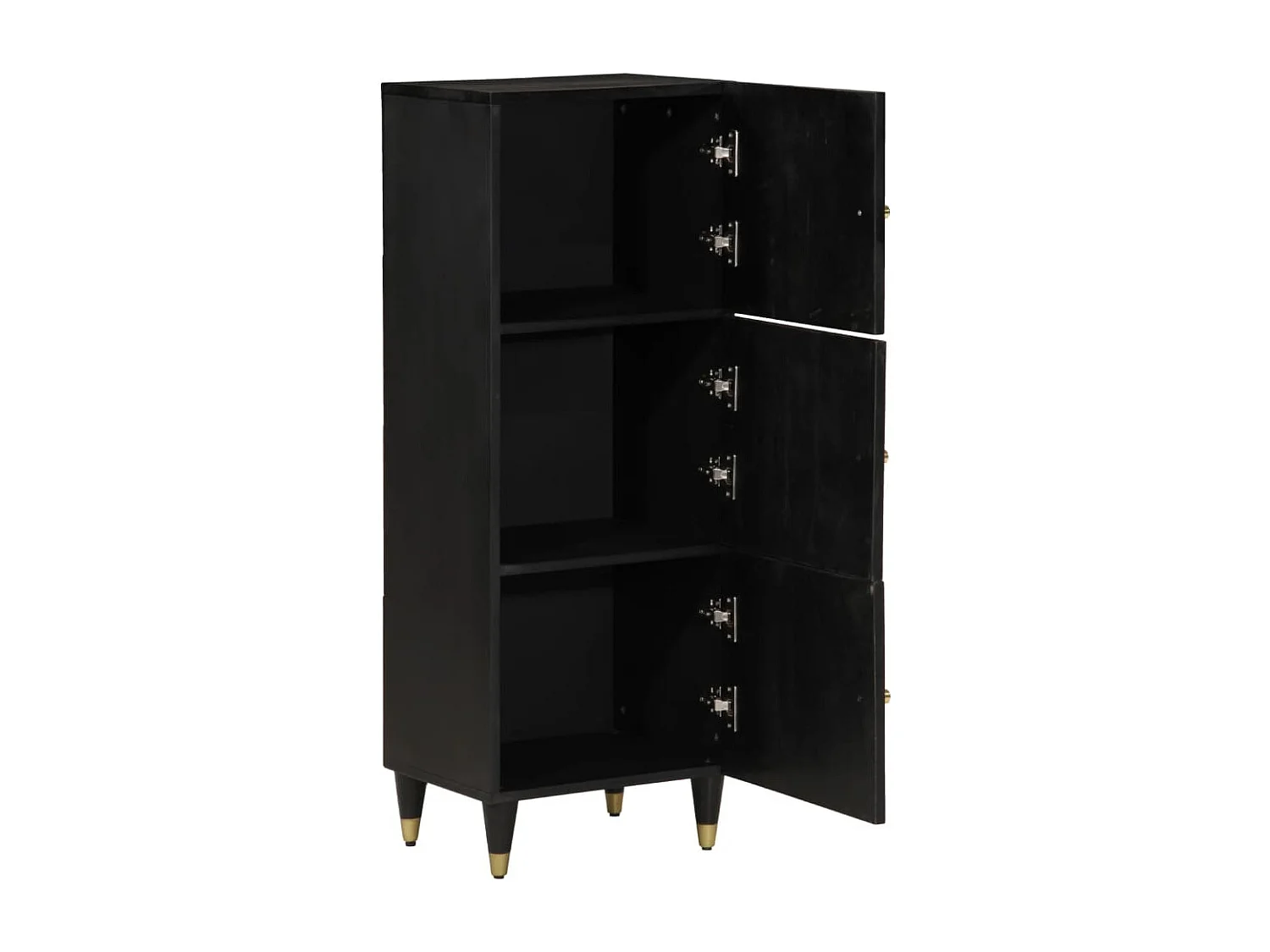 Buffet 40x33x110 cm bois de manguier massif