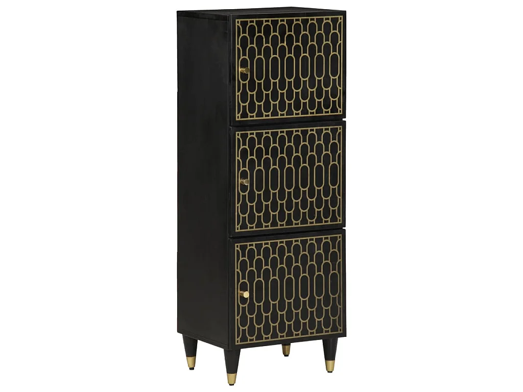 Hoge kast 40x33x110 cm massief mangohout