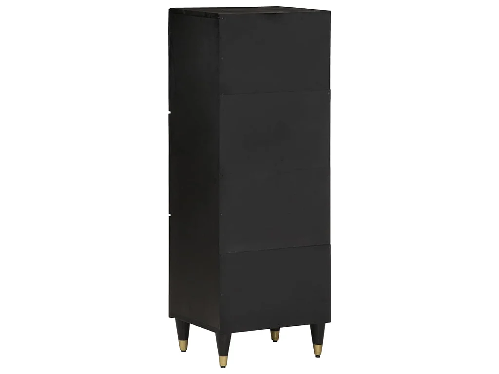 Hoge kast 40x33x110 cm massief mangohout