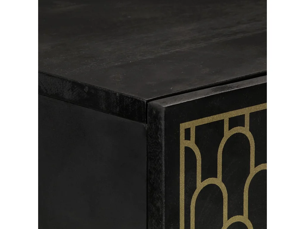 Hoge kast 40x33x110 cm massief mangohout