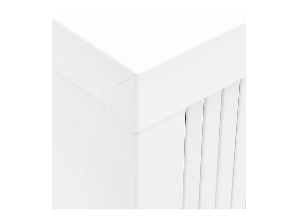 Roldeurkast 90x40x90 cm staal wit