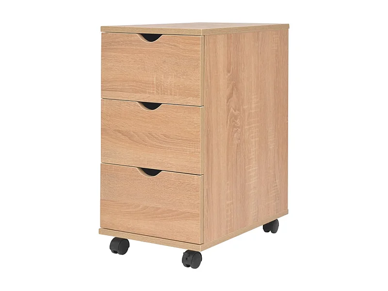 Cassettiera 33x45x60 cm Quercia