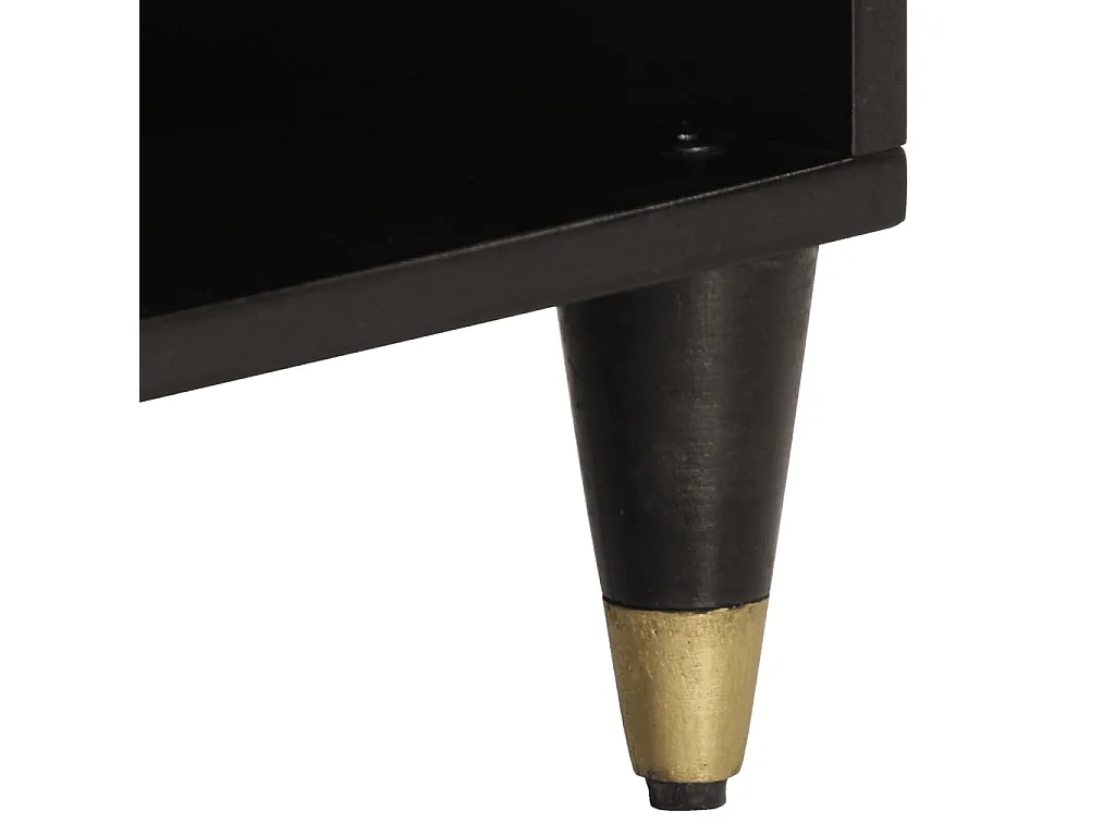 Mobile Porta TV 100x33x46 cm in Legno Massello di Mango