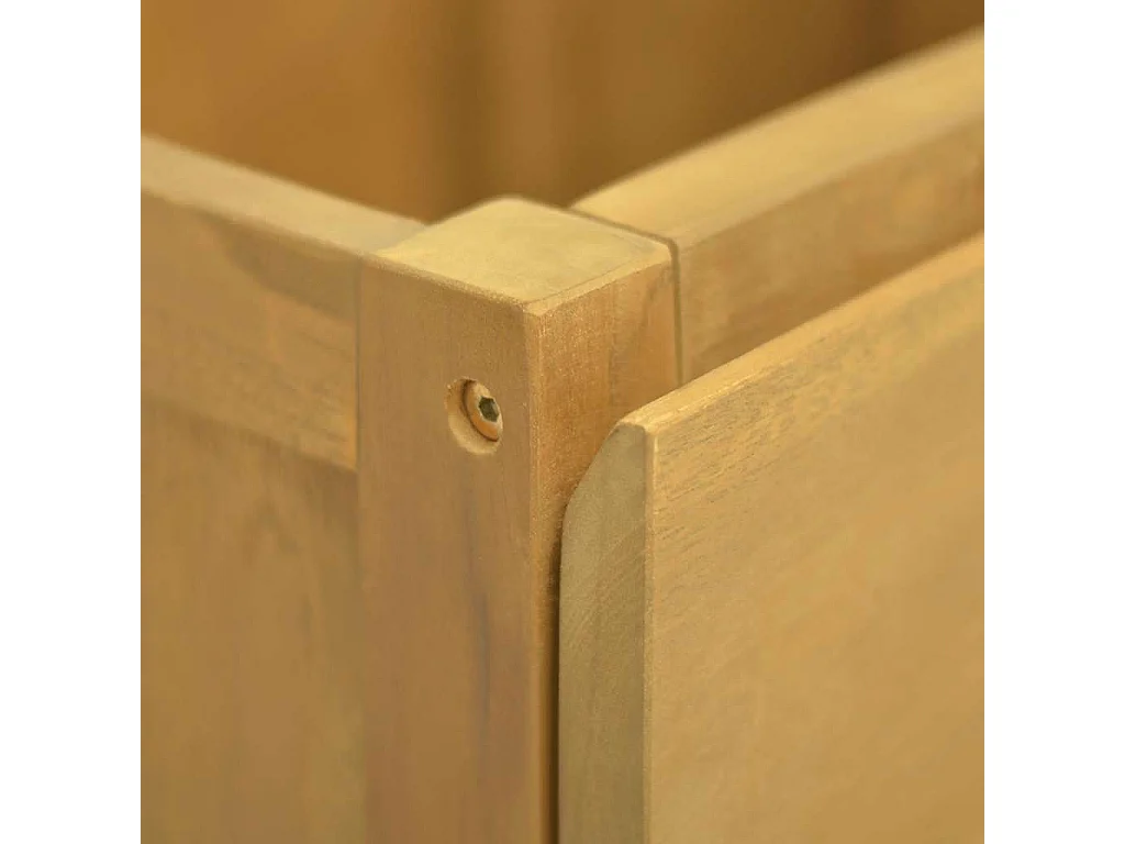 Badschrank 90x40x75,5 cm Massivholz Teak