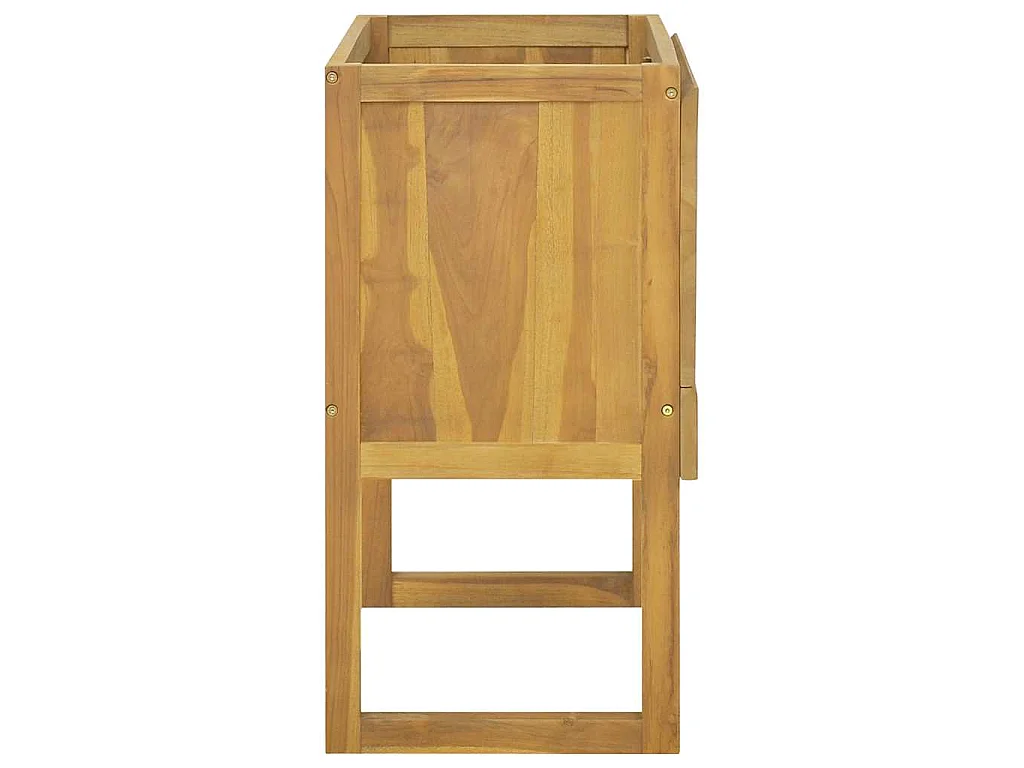 Armoire de salle de bain 90x40x75,5 cm bois de teck solide