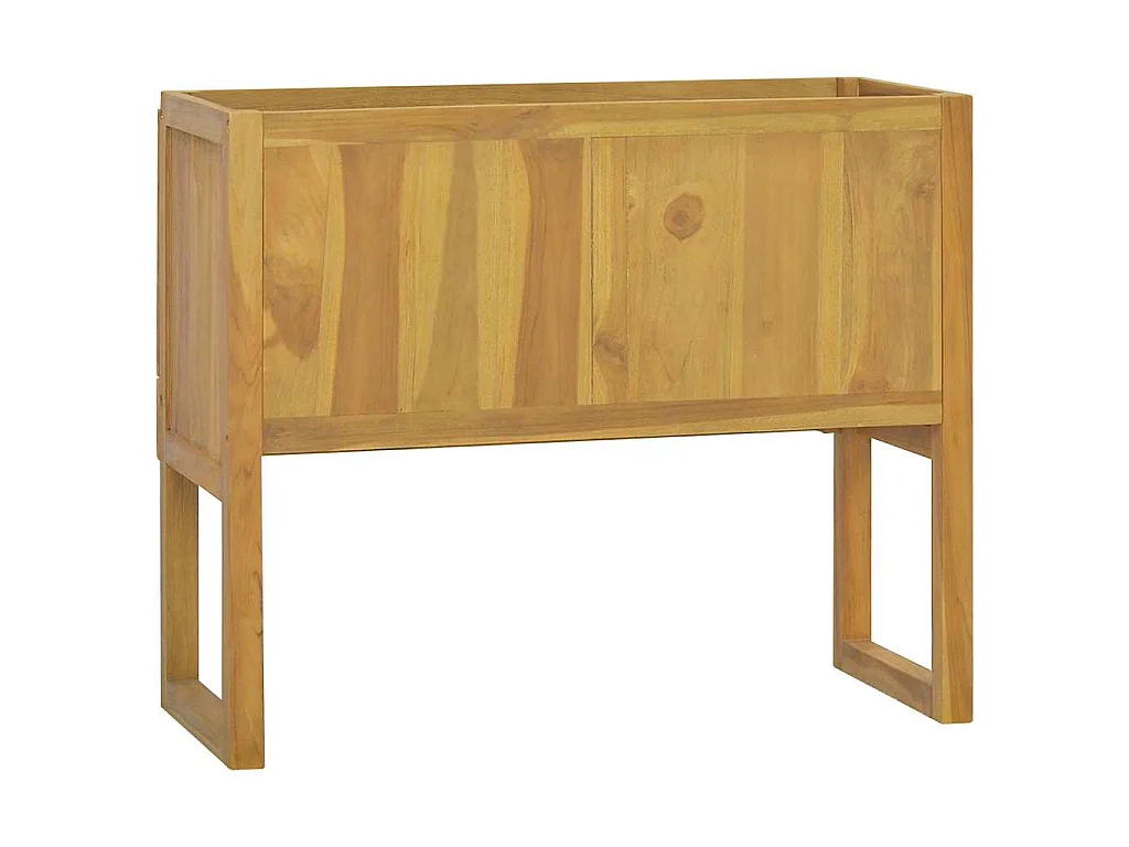 Armoire de salle de bain 90x40x75,5 cm bois de teck solide