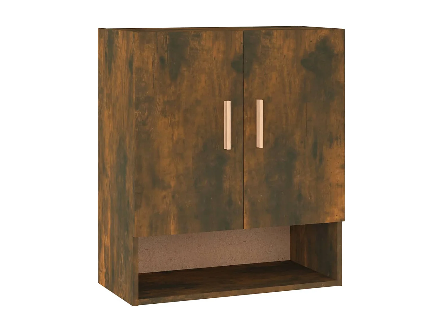 Armoire murale Chêne fumé 60x31x70 cm Bois d'ingénierie