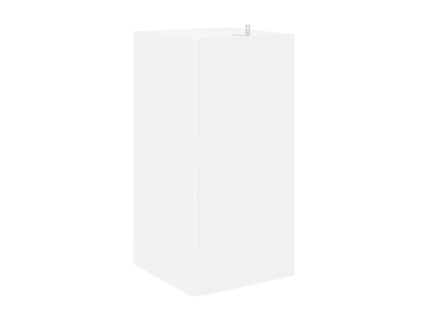 Hoekkast 33x33x67 cm bewerkt hout wit