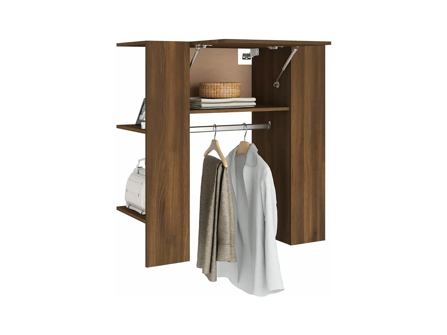 Armoire de couloir Chêne marron 97,5x37x99 cm Bois d'ingénierie