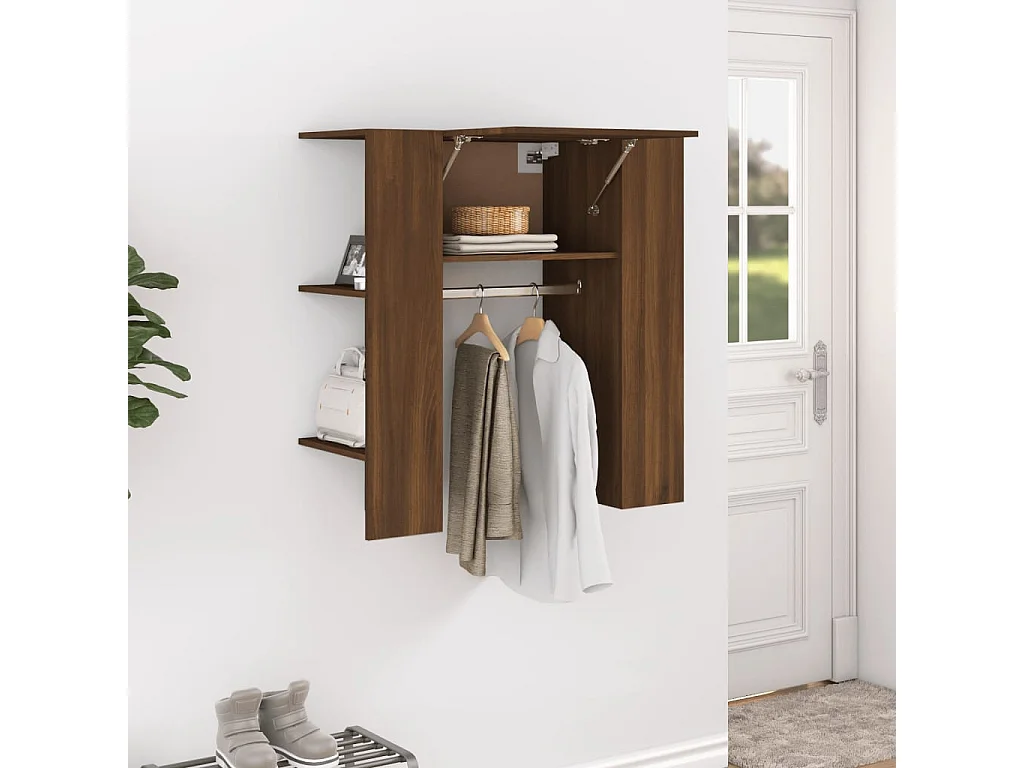 Armoire de couloir Chêne marron 97,5x37x99 cm Bois d'ingénierie