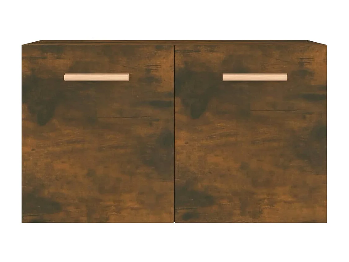 Armoire murale Chêne fumé 60x36,5x35 cm Bois d'ingénierie