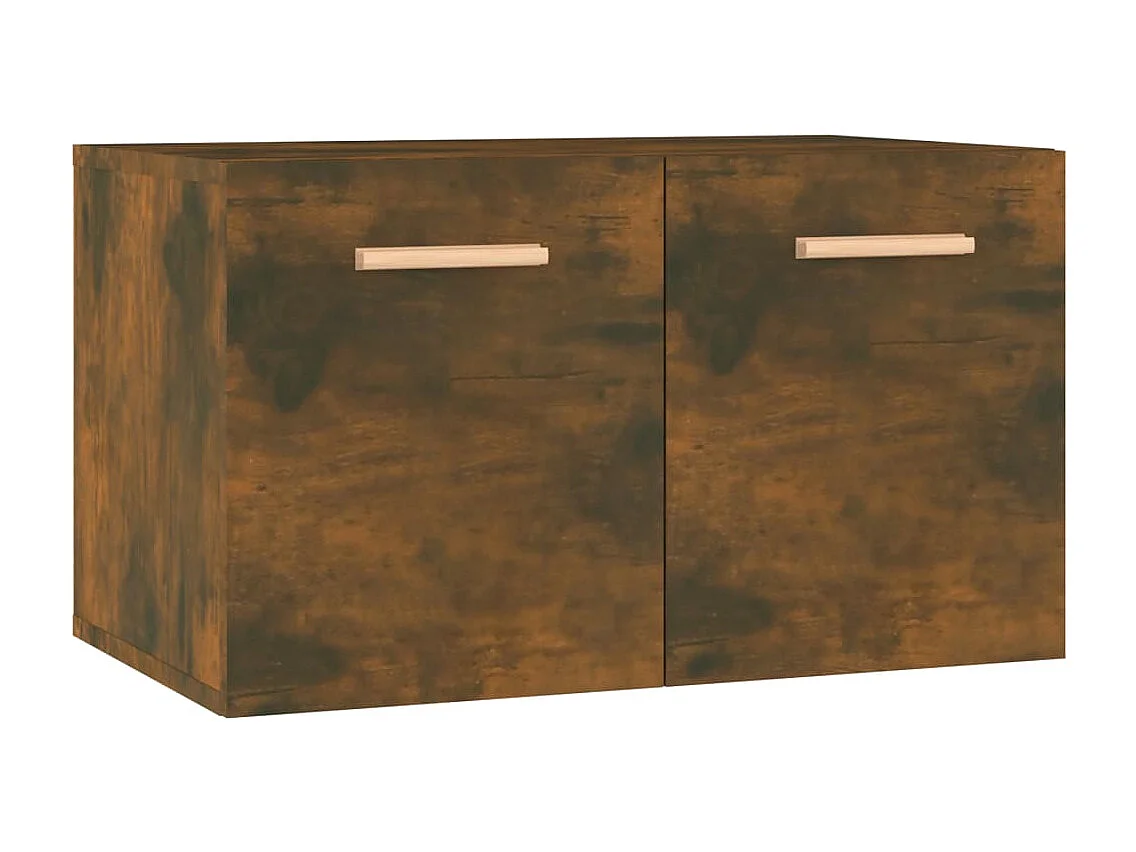 Armoire murale Chêne fumé 60x36,5x35 cm Bois d'ingénierie