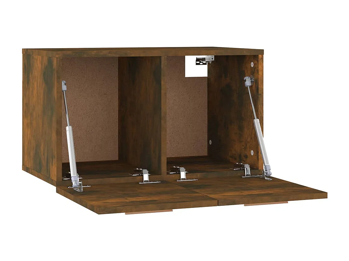 Armoire murale Chêne fumé 60x36,5x35 cm Bois d'ingénierie