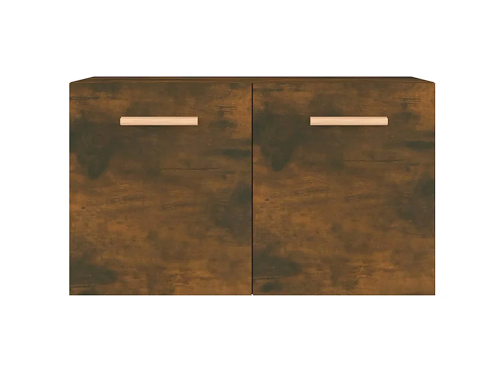 Armoire murale Chêne fumé 60x36,5x35 cm Bois d'ingénierie