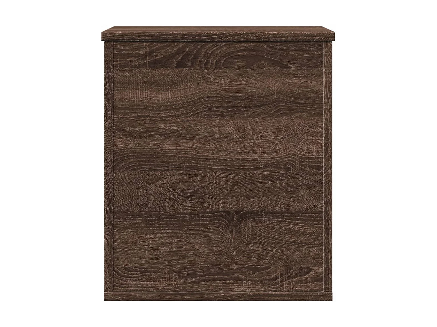 Caixa de arrumação 40x42x46 cm deriv. madeira carvalho castanho