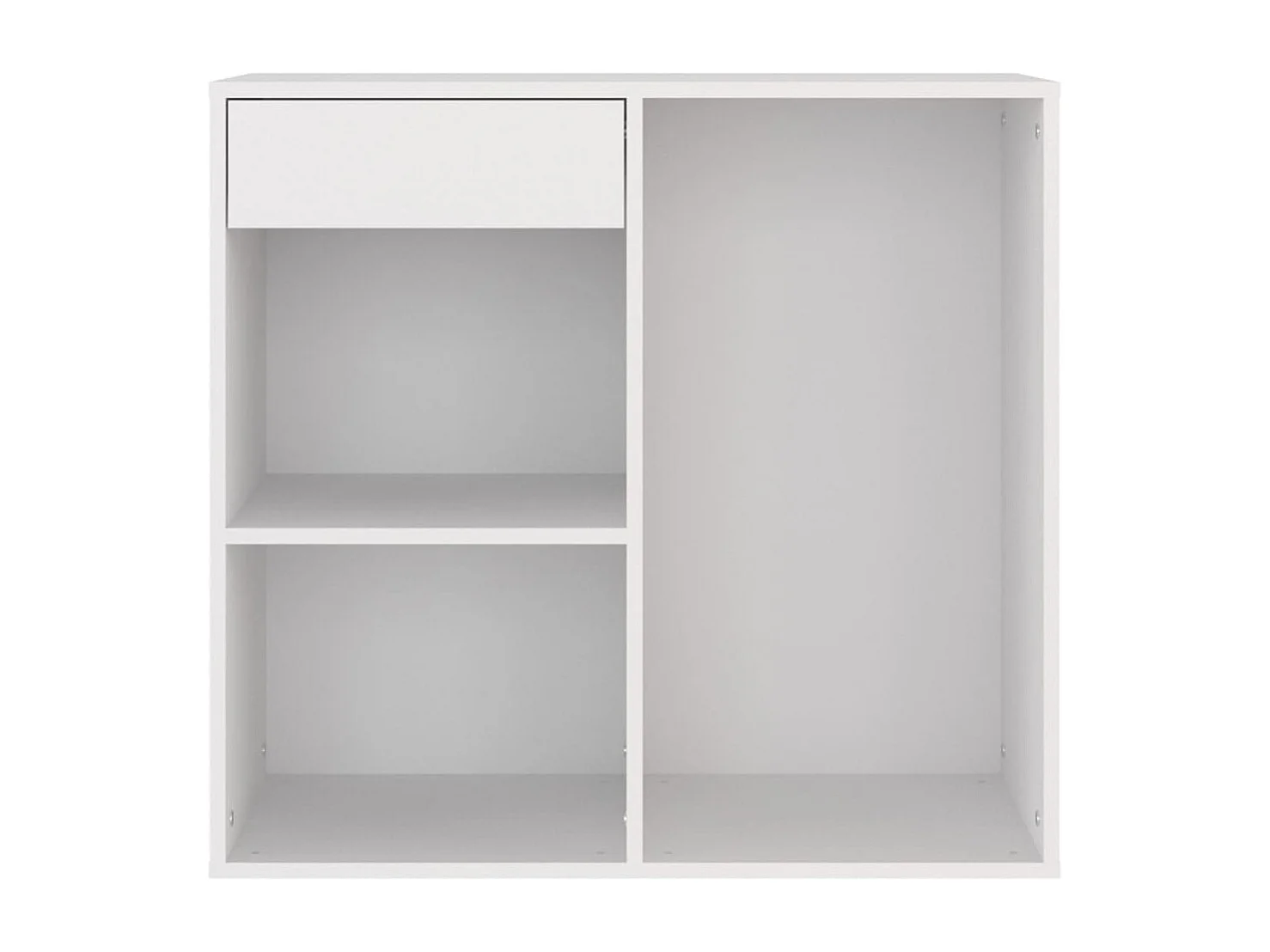 Cosmeticakast 80x40x75 cm bewerkt hout wit