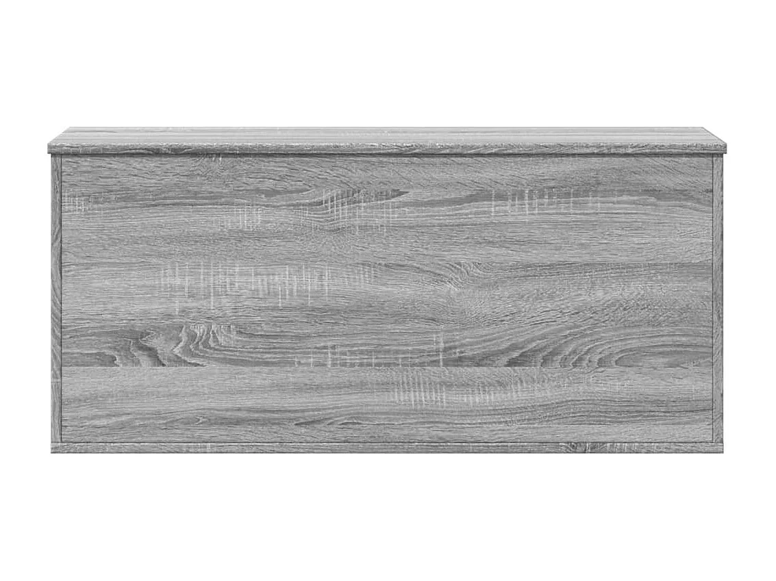 Opbergbox 100x42x46 cm bewerkt hout grijs sonoma eikenkleurig