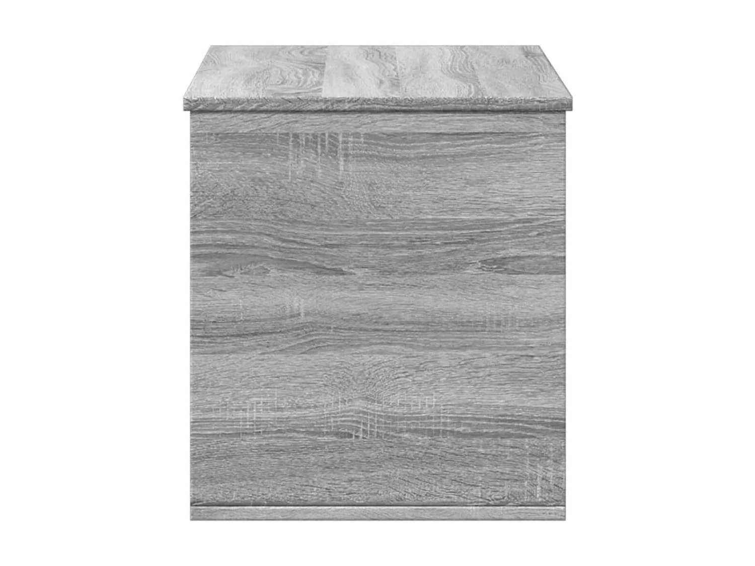 Boîte de rangement sonoma gris 100x42x46 cm bois d'ingénierie