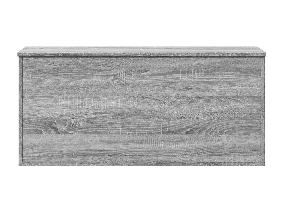 Caixa de arrumação 100x42x46 cm derivados madeira cinza sonoma