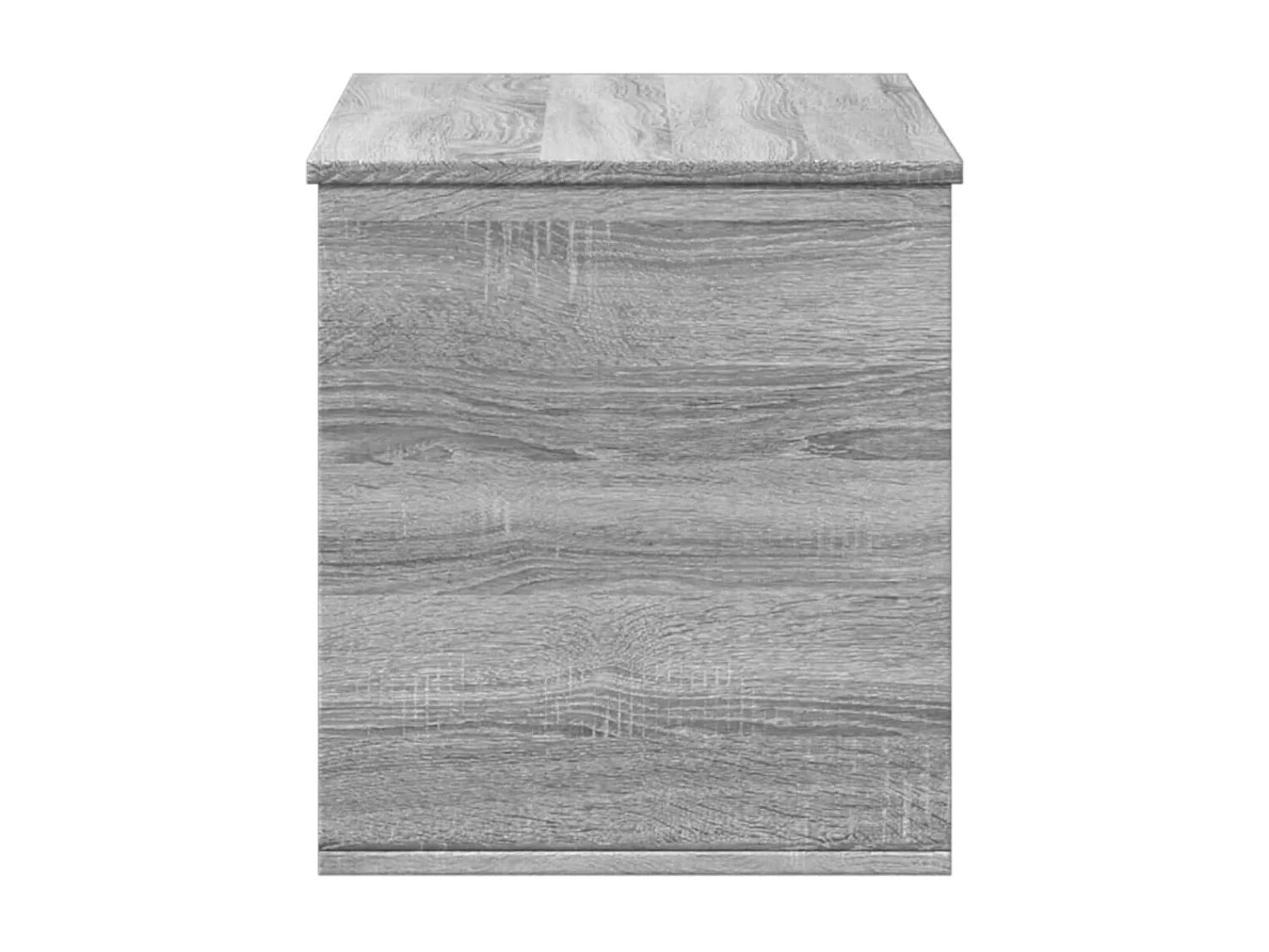 Caixa de arrumação 100x42x46 cm derivados madeira cinza sonoma