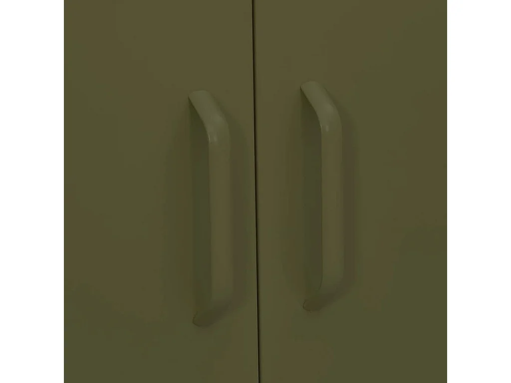 Lagerschrank Olivgrün 80x35x101,5 cm Stahl