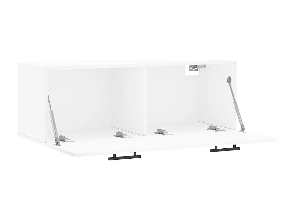 Mobile a Parete Bianco 100x36,5x35 cm in Legno Multistrato