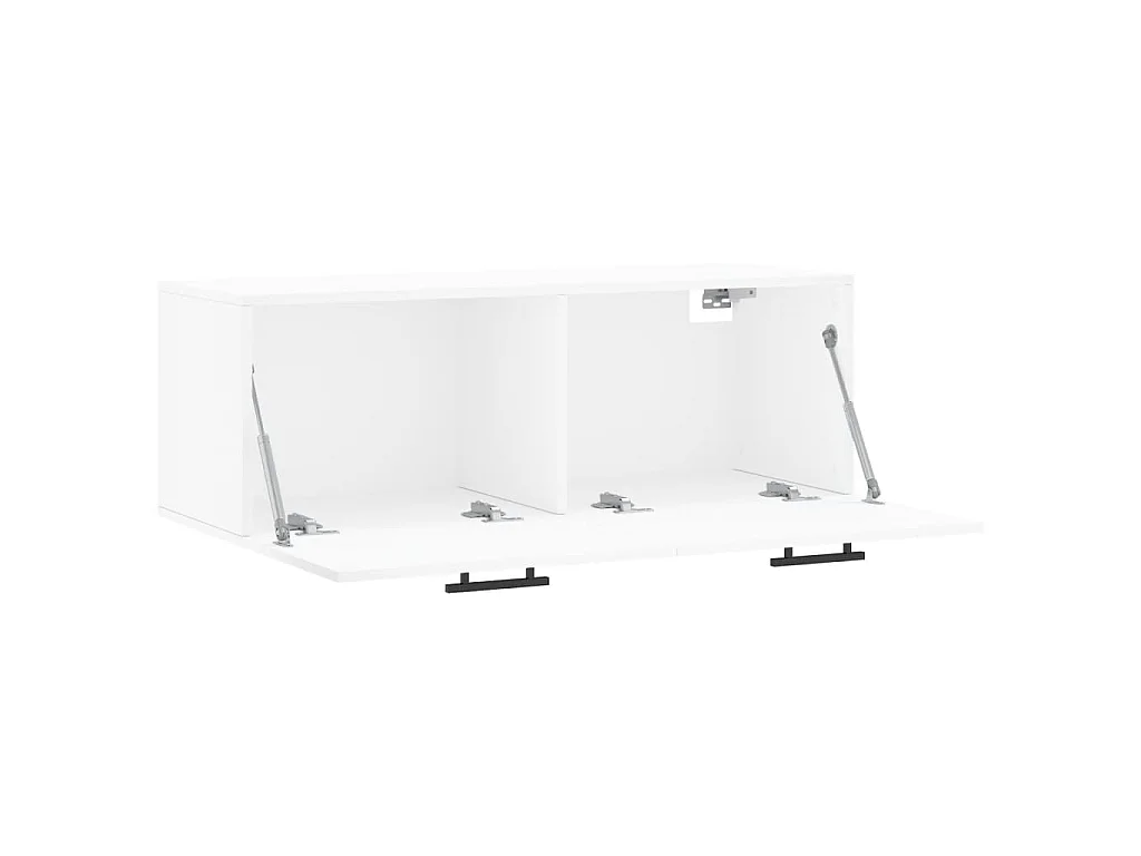 Armario de pared madera de ingeniería blanco 100x36,5x35 cm