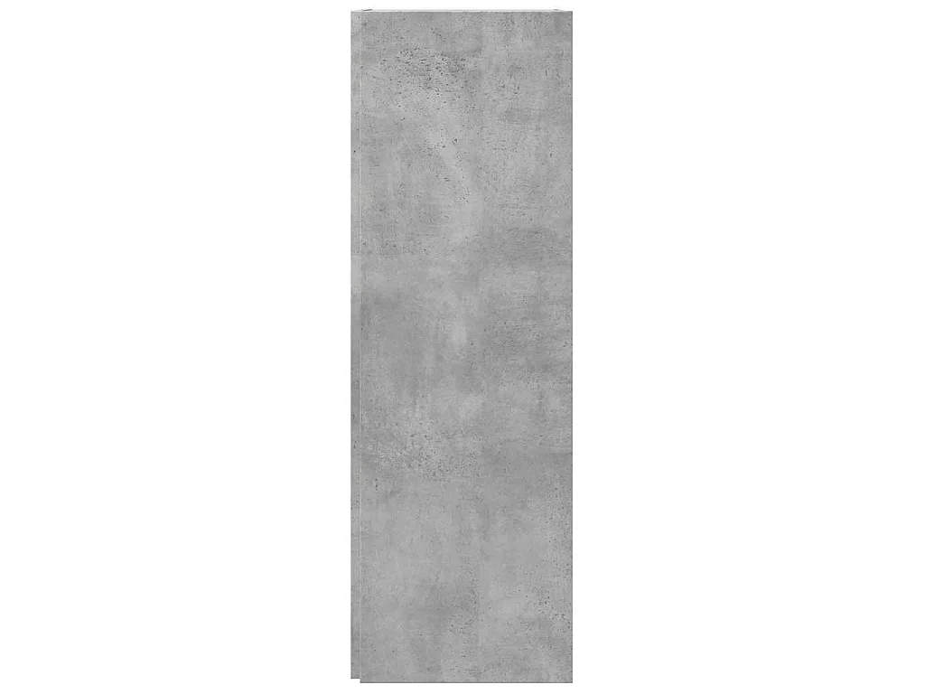 Mueble de esquina madera ingeniería gris hormigón 33x33x100 cm