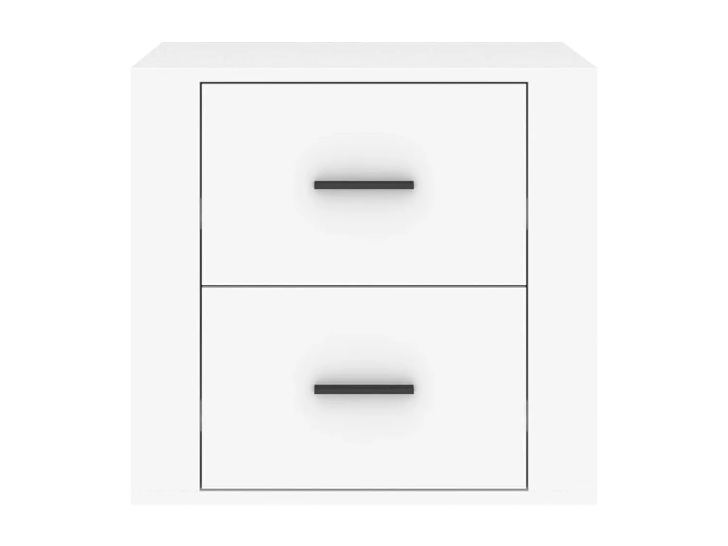 Table de chevet Blanc 50x39x47 cm